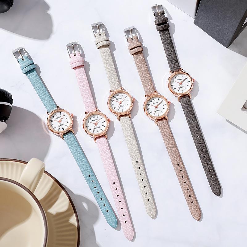 Niche Women's Simple Versatile Quartz Watch with Small Exquisite Dial – Casual Japanese Korean Style