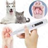 Cat Paw Trimmer Pet Grooming Shaver USB Rechargeable Hair Trimmer with Light Cat Trimmer LED Display for Eyes Ears Face Rump