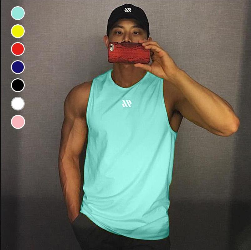 Men's Quick-Dry Sleeveless Vest & Loose Fit Sports T-Shirt - Trendy Plus Size Basketball Training Apparel