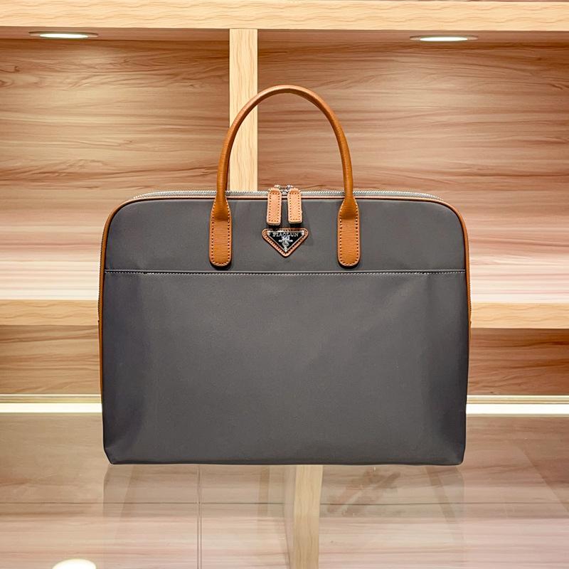 

Large-capacity Business Trip Briefcase, Waterproof Men s and Women s Bag, Laptop Briefcase Small сірий колір