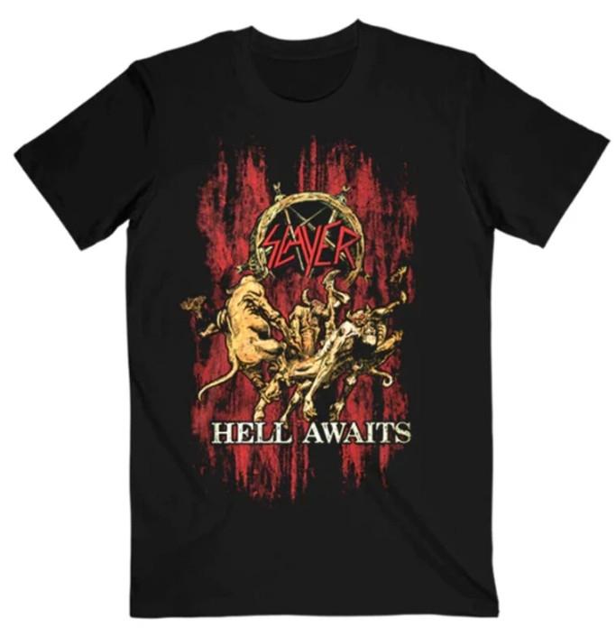 New Slayer Band Hell Awaits Album Heavy Metal T-Shirt Unisex T-Shirt L