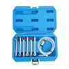 7pcs Brake Bleeder Wrench Set 7 8 9 10 11 12mm Brake Bleeding Wrench Kit with Check Valve Hose for Vehicles