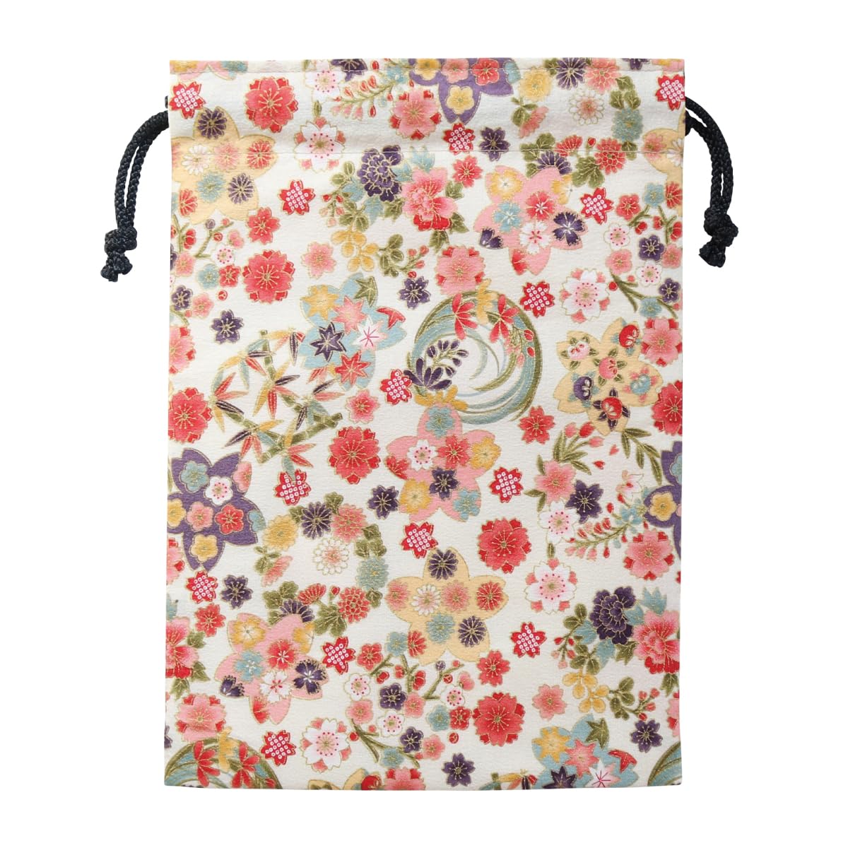 Drawstring bag: Shikisai Ranman (Shikisai Ranman (natural))