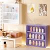 Large Capacity Wall Mounted Display Rack Removable Shelves Bathroom Organizer  Office Organization