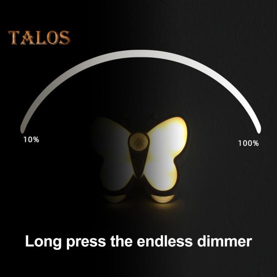 LED Schmetterling Nachtlicht Einstellbare Helligkeit USB Aufladbare Smart Motion Sensor Drahtlose Nachtlicht Nachttisch Lampe