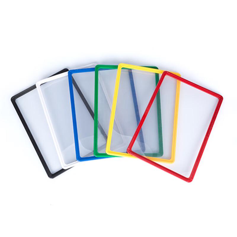 Colorful Wall-Mounted Magnetic Flip Display Rack