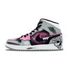 Air Jordan 1 Synthetic Leather, Split Cow Leather Cushioning Slip Resistant Abrasion Resistant Mid Top 554724-092(Team252-)