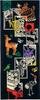 Kenema Hand Hanafuda 34 X 90cm Miyamoto-Towel Japanese-made Towel, Dyed, Pattern,