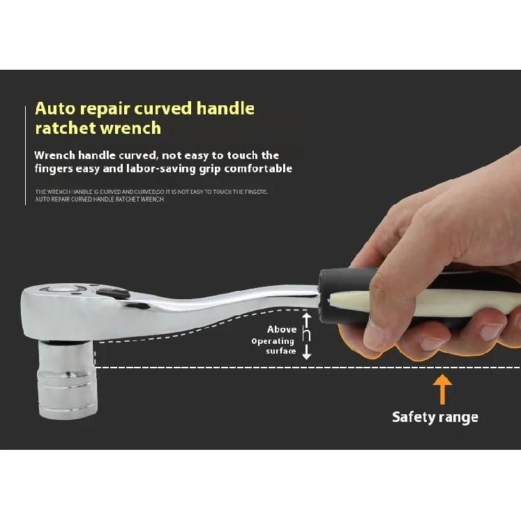 Major Auto Repair Toolbox Set for Automotive Repair Maintenance Repair Socket Wrench Multi Functional Sleeve Combination Set