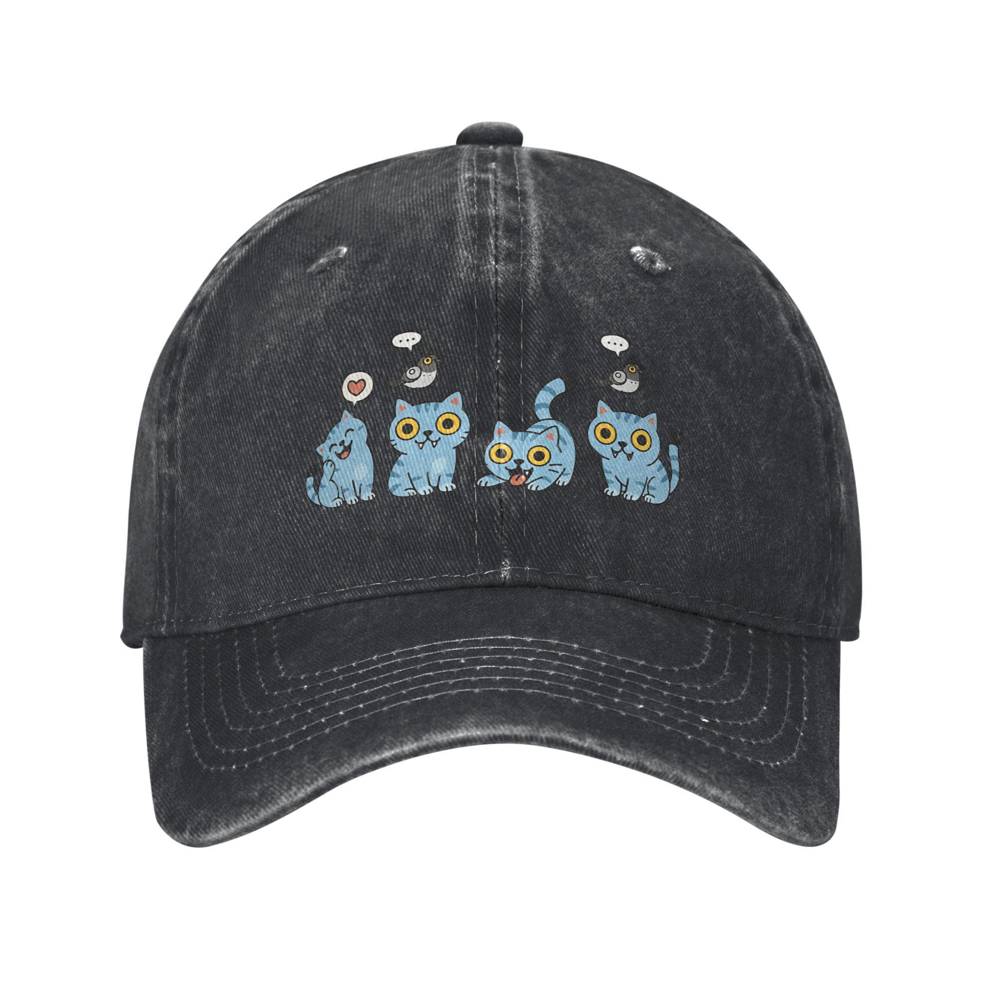 Kpop Demon Hunters Blue Tiger Headwear Baseball Cap Unisex Casual Hats Cap Adjustable Trucker Hats Snapback Cap Adjustable