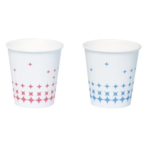 Kawanishi Kogyo Disposable Gargle Paper Cups, 3 Oz, Pack of 100, Irokomi