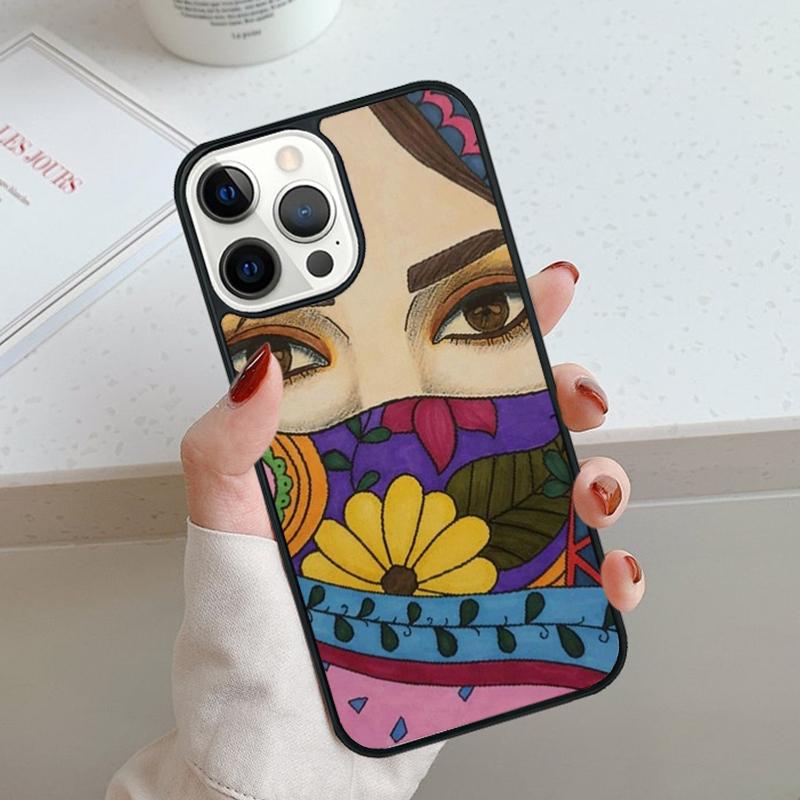 Muslim Islamic Eyes Arabic Hijab Girl Phone Case For iPhone 17 Air 11 12 13 14 15 16 Pro Max Cover For iPhone 17 Air Max Plus
