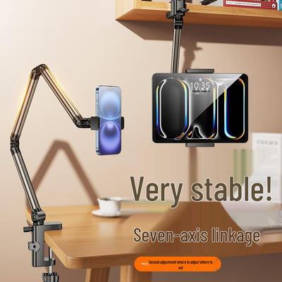 Adjustable Tablet & Phone Holder Stand for Home, Study, Live Streaming, and Binge-Watching