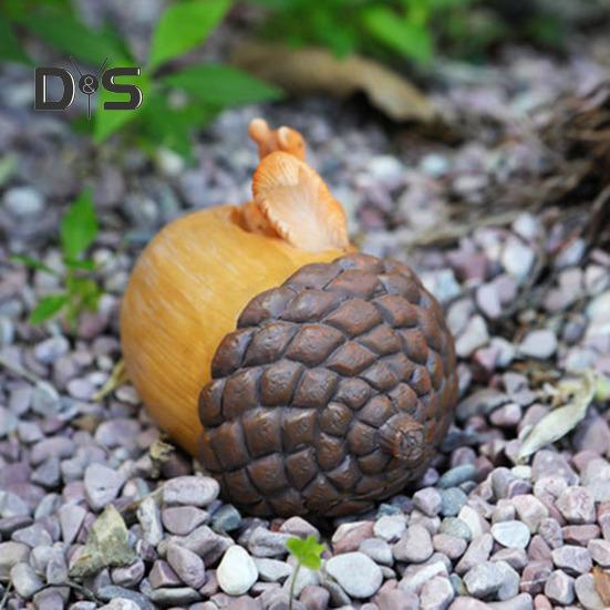 Animal Key Box Outdoor Animal Statue Key Hider Squirrel Hedgehog Frog Hidden Key Holder for Garden Front Porch Decor