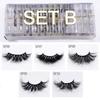 Mink Lashes 25mm Fluffy Messy 3d Eyelashes Wholesale 4/10/30/50 Pcs / Lot Long Thick Mink Eyelashes Makeup