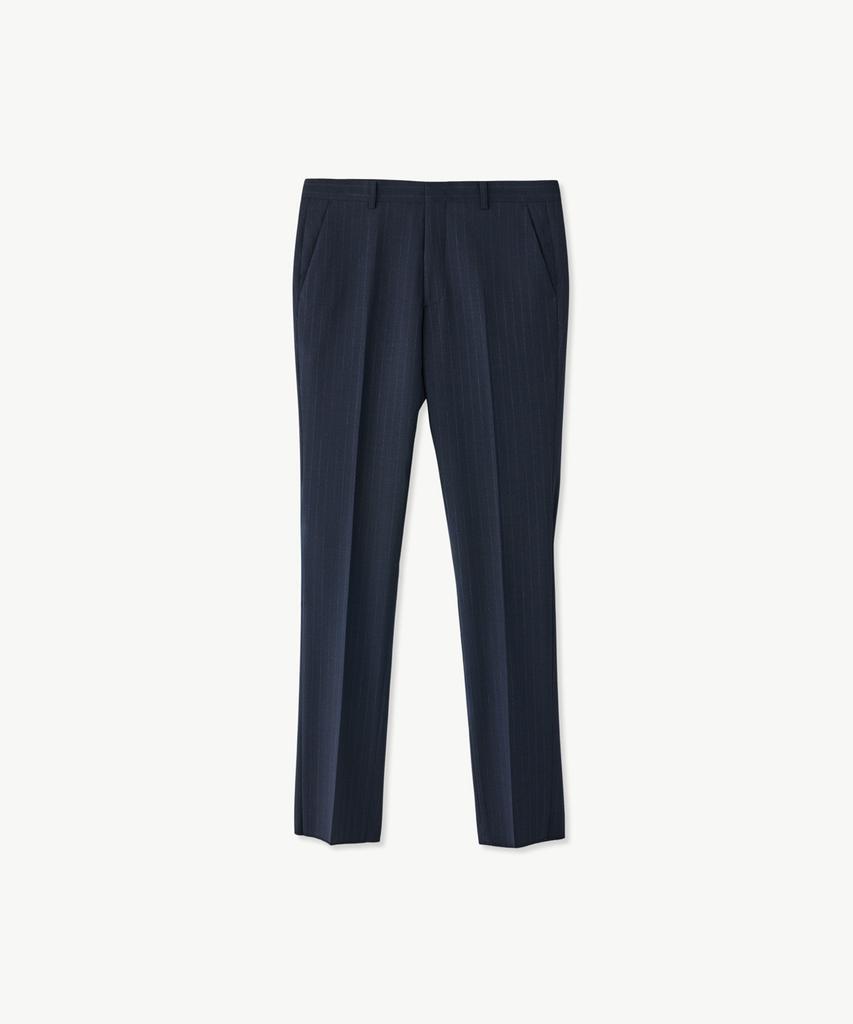 STCO Wool 50 Two-Tone Comfort Double Formal Pants Navy (Classic Fit)_Sslwa62Ctn