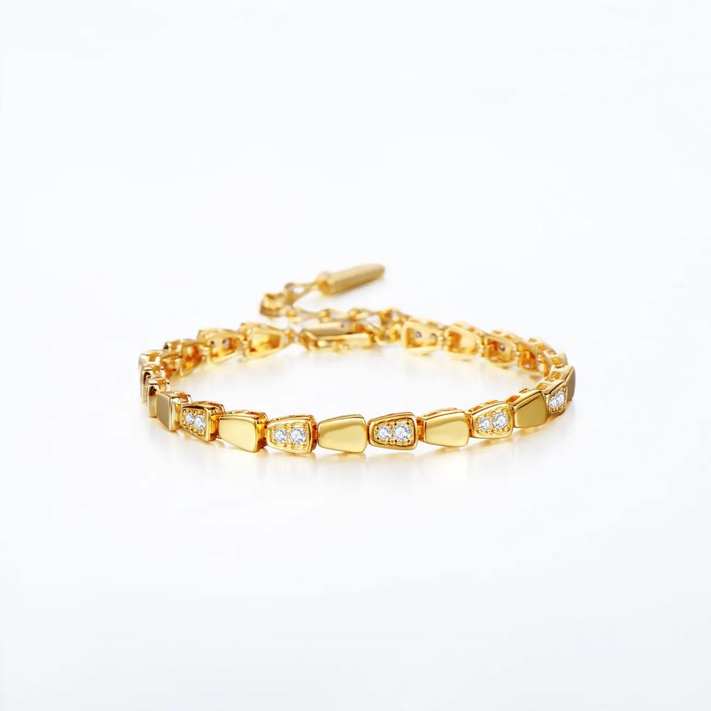 Snake Bone Bracelet Women's Light Luxury Exquisite Stacking Bracelet Huge Beautiful Bracelet