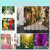 Stunning Waterproof Shower Curtains With Artistic Floral 3d Design For Modern Bathrooms