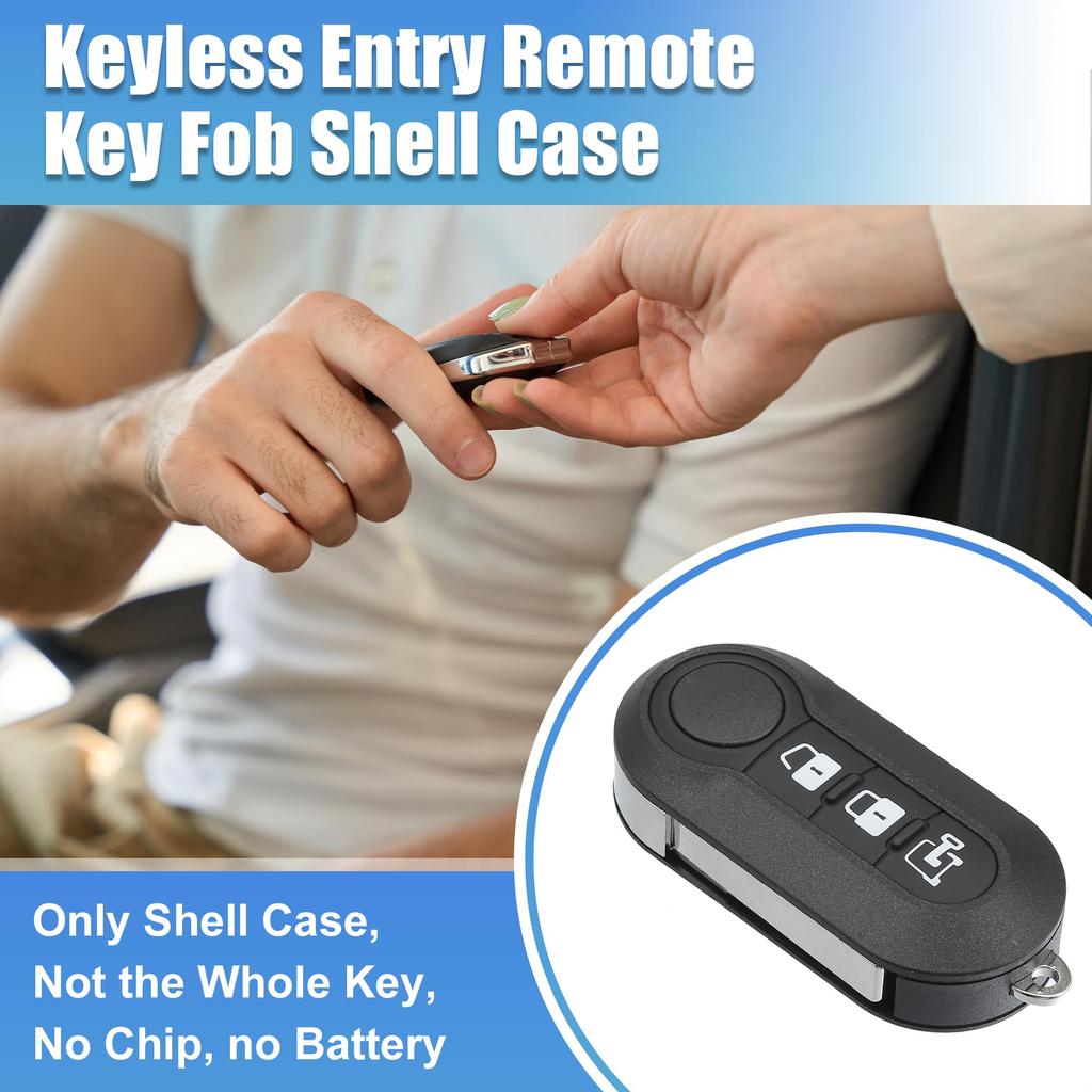 ACROPIX 1 Stück 3-Knopf Keyless Entry Fernbedienung Schlüsselanhänger Schale Gehäuse Abdeckung für