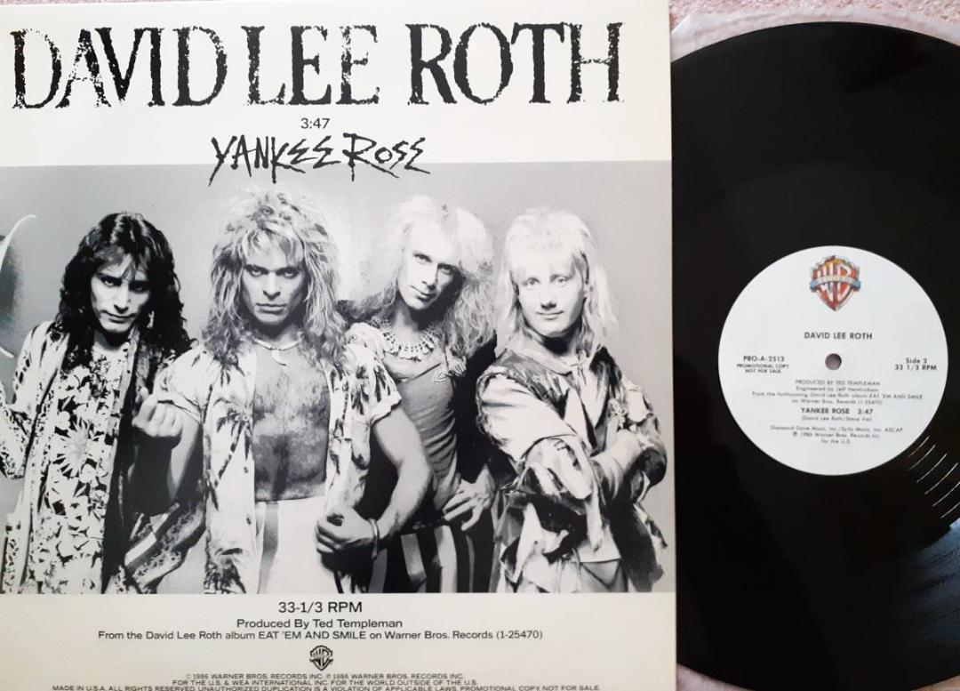 

[USED] David Lee Roth Yankee Rose 1986 Rare 12