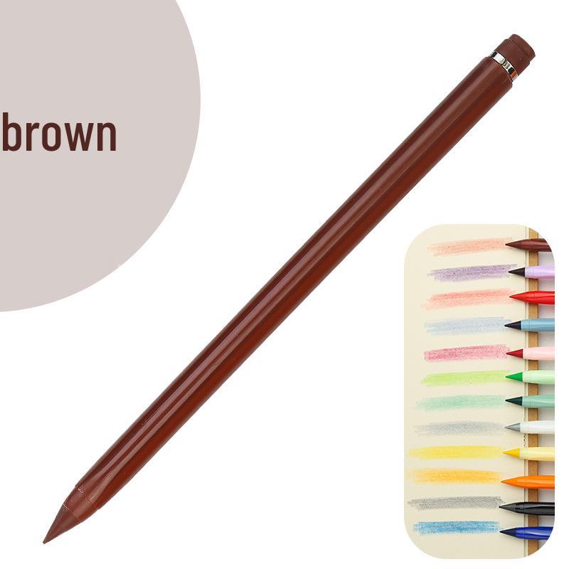 Erasable Posture Correcting Eternal Pencil - 12 Colors, No Sharpening Needed, Durable Lead, Perfect for Kids' Drawing.