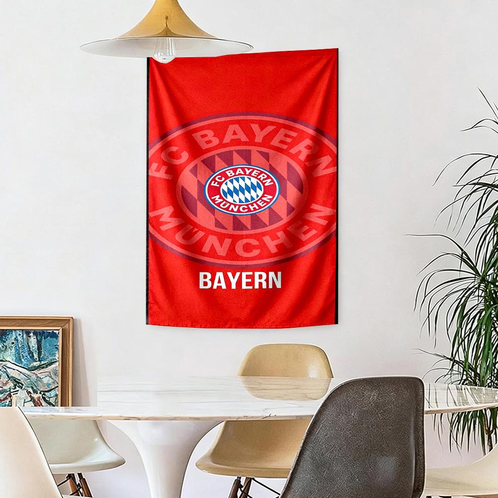 Bayern Munich Wall Decor Tapestry Art For Pet Memorial Birthdaywedding Party Backdrop Family Gift