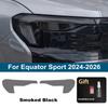 High-Gloss Car Headlight Protective Film For Ford Territory Equator Sport Smoke Black Pre Cut TPU PPF Anti-Scratch Vinyl Wrap
