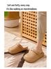 Women's & Men's Waterproof Non-slip Indoor Cotton Slippers - Simple, Closed-toe, Warm for Winter, Suitable for Couples