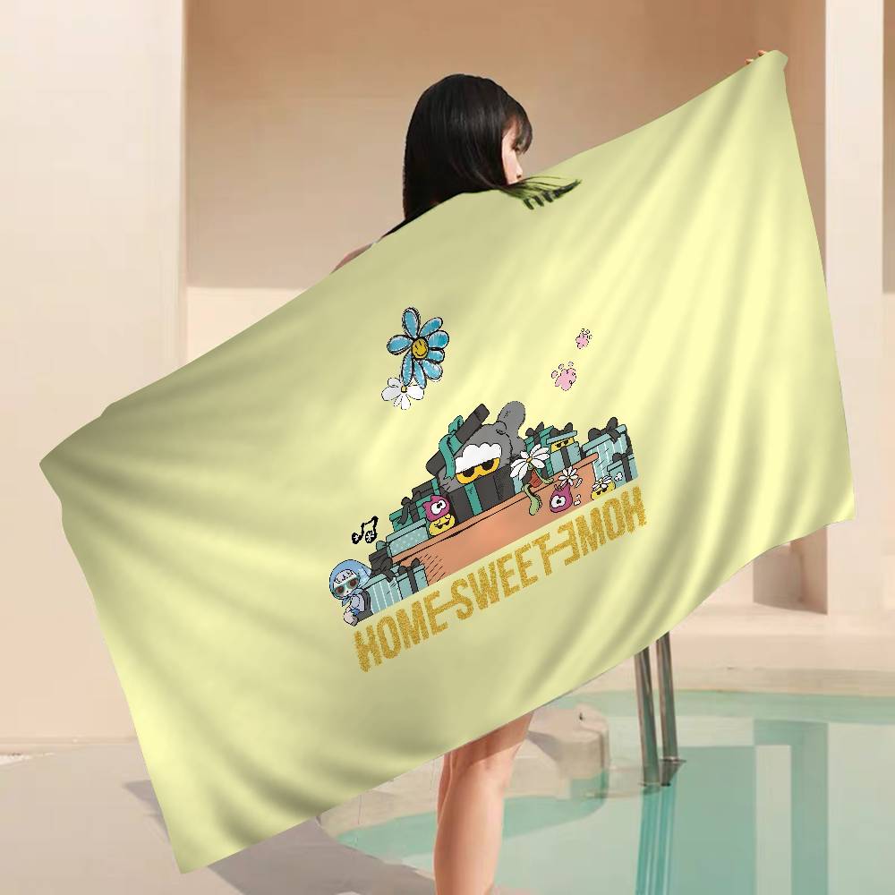 Fashion Z-Zoas Cat Microfiber Printed Beach Towel Mountain Climbing Yoga Beach Swimming Running Absorbent Soft Towel
