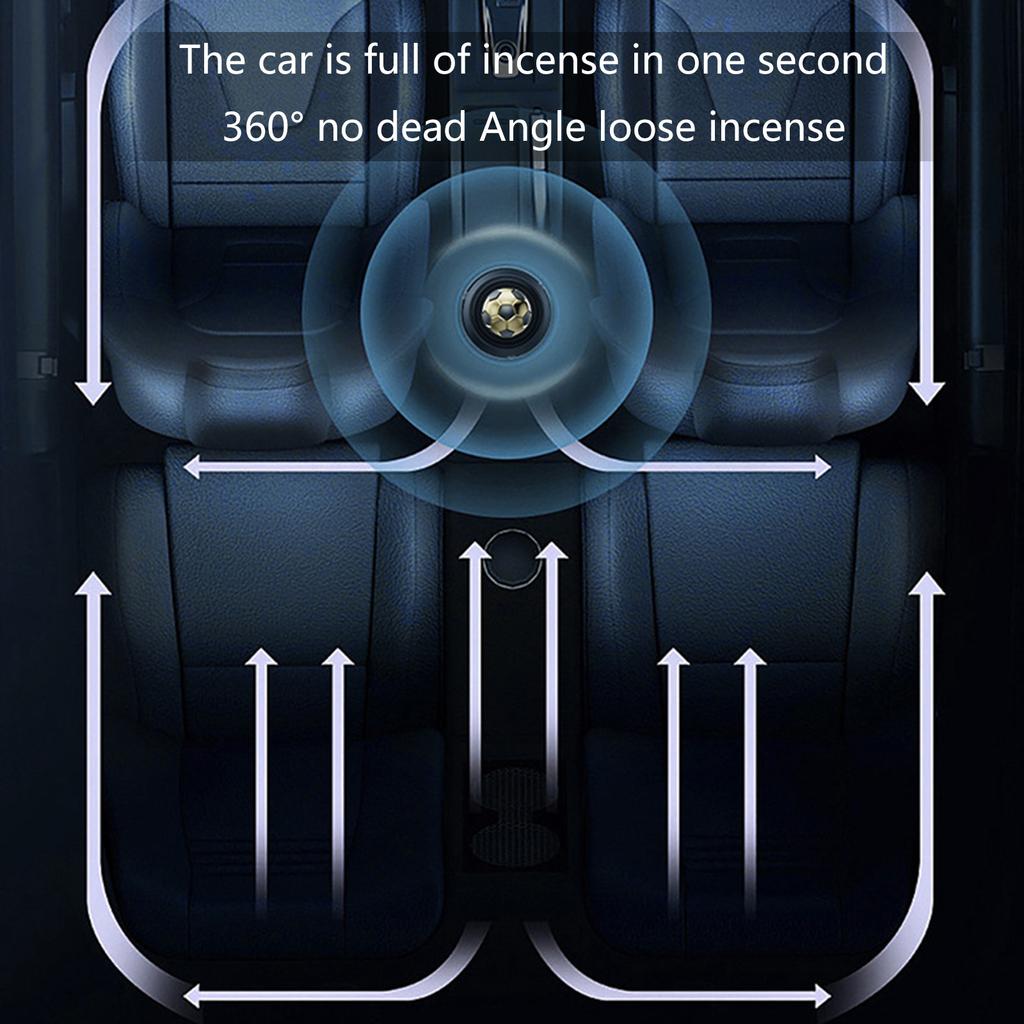 Solar Powered Car Aromatherapy Football Air Freshener Decoration Essential Oil Diffuser Car Ornament Fragrance Dispenser