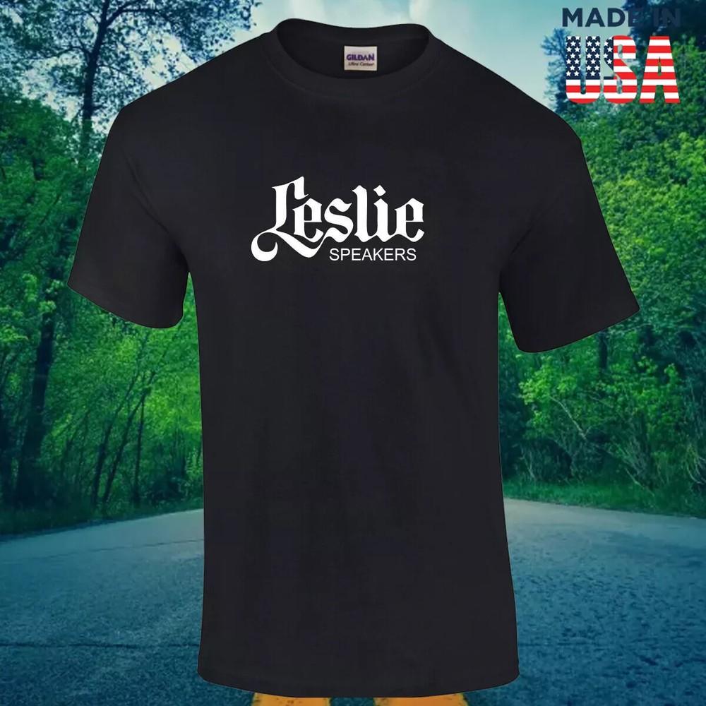 

SALE Leslie Speakers Logo Men S Black Retro Vintage Unisex T-shirt S-5XL Unisex T-Shirt L
