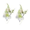 Wedding Boutonnieres Flower Decoration Corsage Flower Artificial Floral Wedding Props Elegant Flower Decors