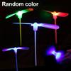LED Leuchtende Bambus Libelle Fliegende Untertassen mit Licht Outdoor Nacht Schießen Hubschrauber Fliegen Spielzeug Kinder Geburtstag Party Requisiten