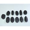 389Cts.Natural Black Tourmaline Oval Shape Cabochon Loose Gemstone 11Pcs Lot C-351