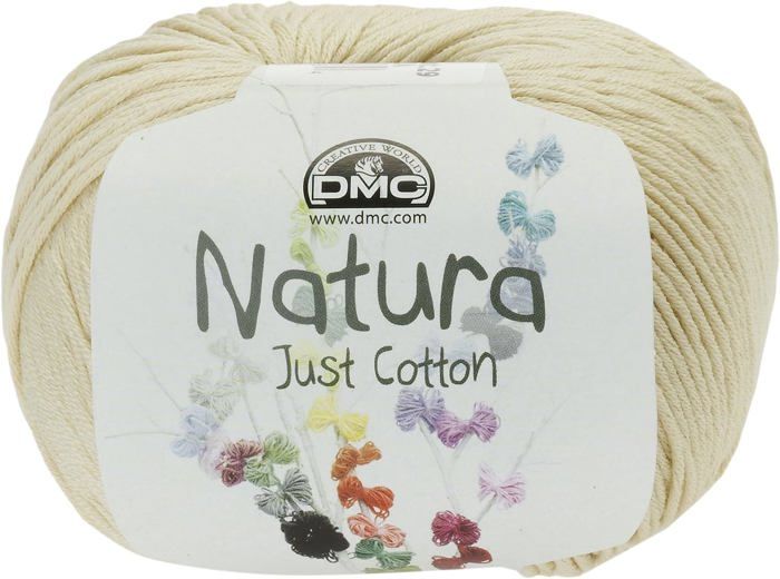 Jeu de mode - couture - stylisme Dmc - 302-N36 - fil Natura, 100% coton, Gardenia, N36
