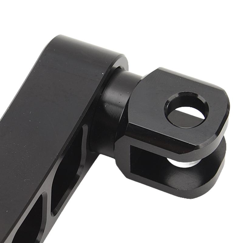 Motorcycle Foot Peg Highway Bracket 360° Adjustable Rugged Foot Peg Extension Bracket for Touring Foot Peg Highway Bracket