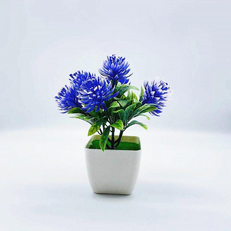 

Balls Pinecone Artificial Potted Plant For Wedding Centerpieces Gifts And VioletLilac