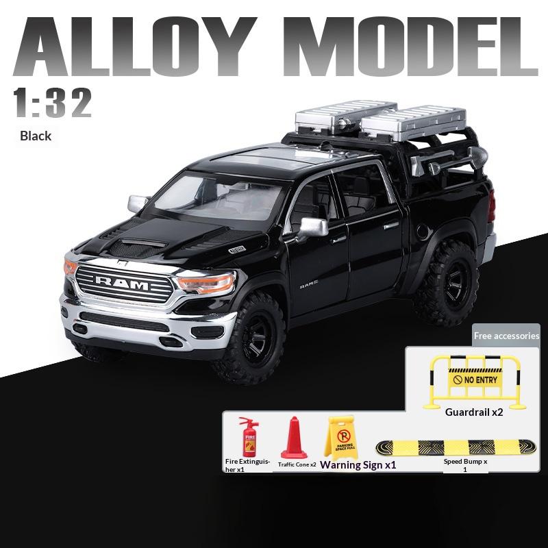 

1/32 alloy die-cast car model simulation sound and light children s toy pickup truck suitable for boys off-road vehicle gift
