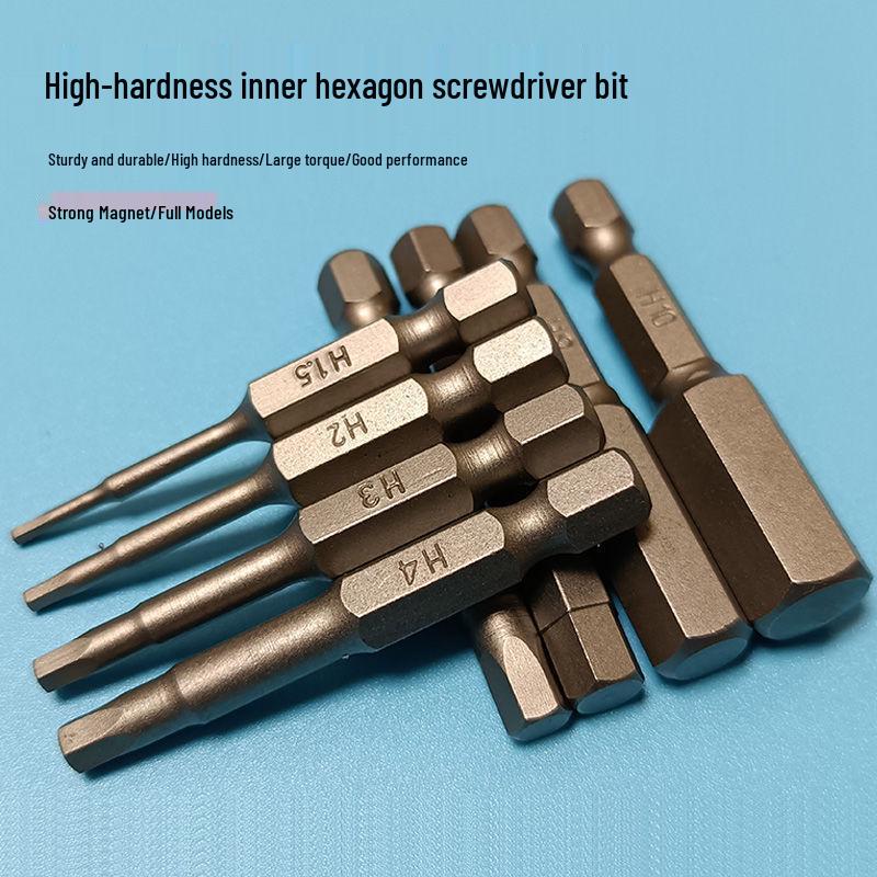 Hex Bit U-Shaped Triangular Magnetic Long Handle Screwdriver
