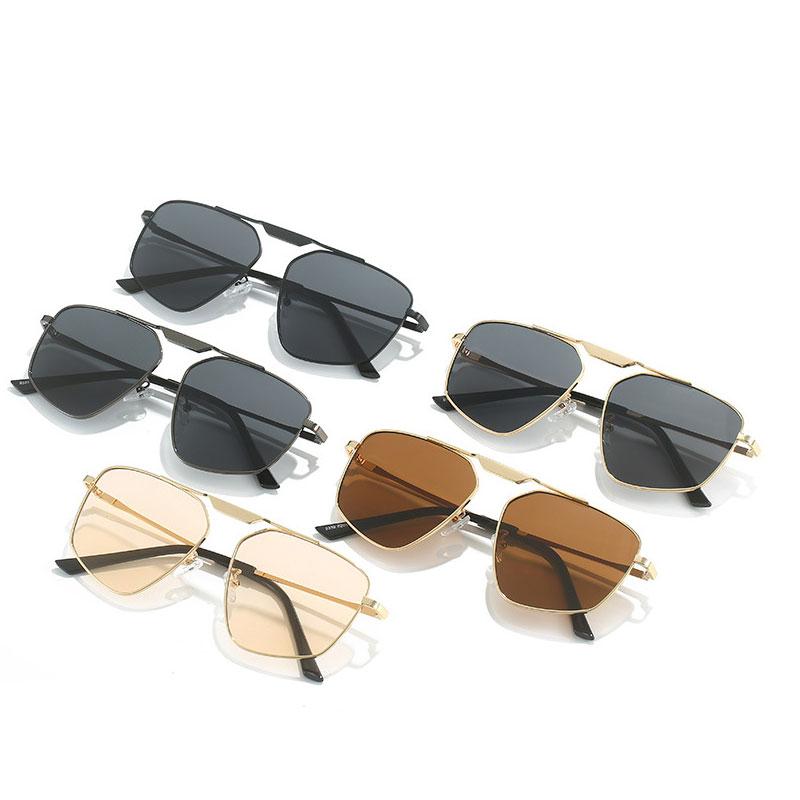 New Pilot Sunglasses Women Men Vintage Outdoor Metal Frame  Fashion Brand Designer Black Sun Glasses