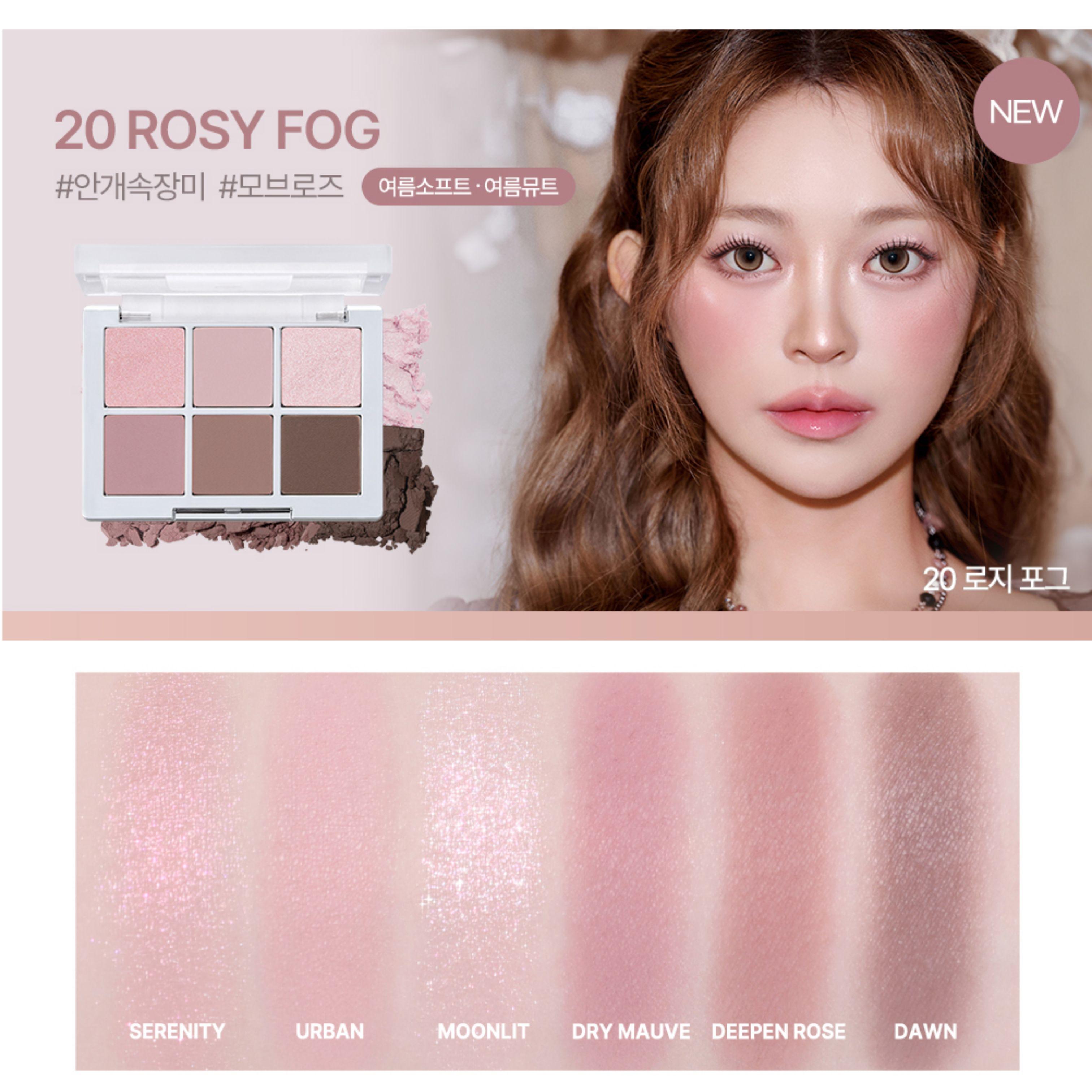 

2aN Better Me Eye Palette 19 colors 20 Rosy Fog