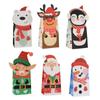Santa Claus Party Decoration Christmas Ornament Gift Bags Christmas Decorations Food Packing Bags