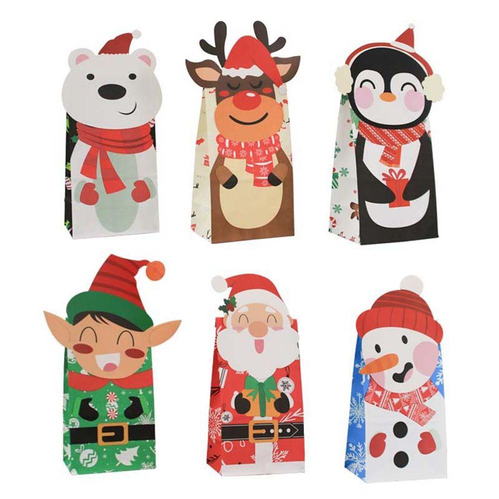 Santa Claus Party Decoration Christmas Ornament Gift Bags Christmas Decorations Food Packing Bags