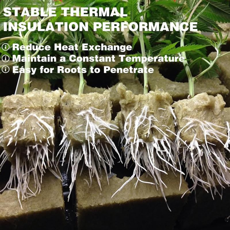 Seedling Grow Plug Sponge Block Starter Rock Wool Planting Grow Cubes Hydroponics Cuttings Garden Plant Propagation Grow Supply