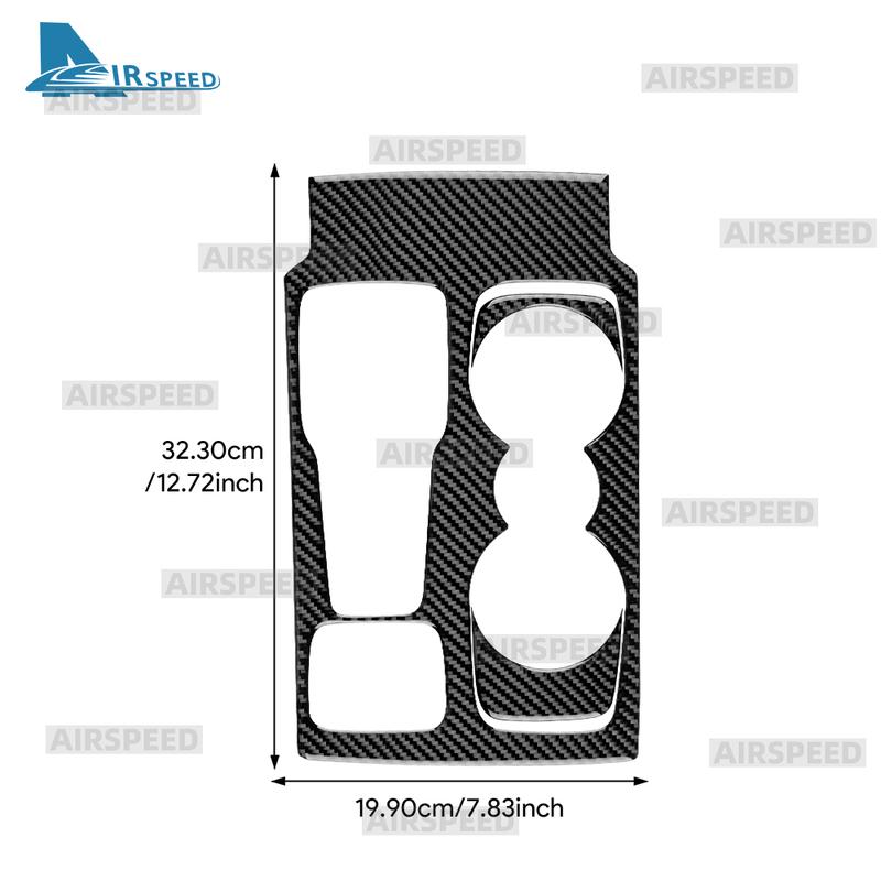 Für Ford Focus/Focus ST      2024 2025 Echter Weicher Kohlefaser-Aufkleber LHD RHD Auto Schalthebel Rahmen Panel