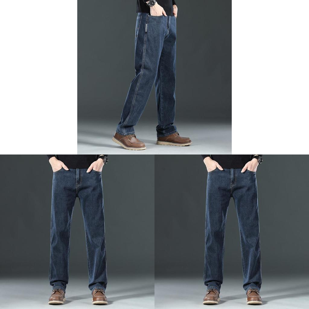 Mens Plus Size Jeans With High Elasticity For Casual Comfort And Autumn Wear