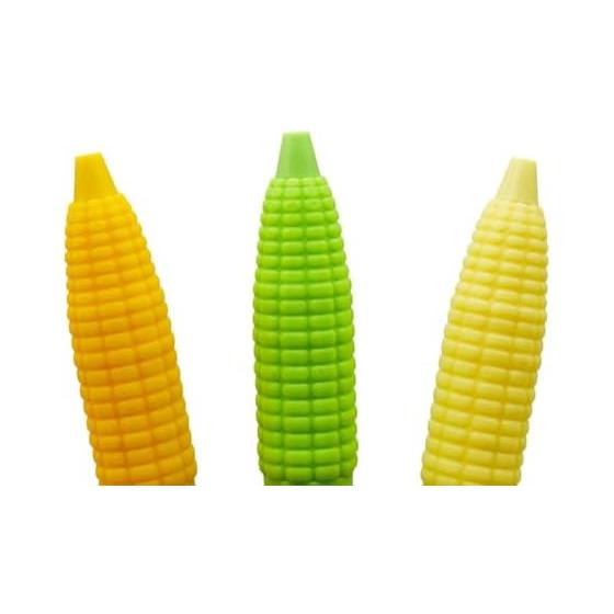 Maydahui 9pcs Cute Mini Corn Gel Pens, 0.5mm Black Ink, Knock-Type Food Pens, Smooth Writing, Lightweight, Easy Grip, Novelty Stationery for Office,