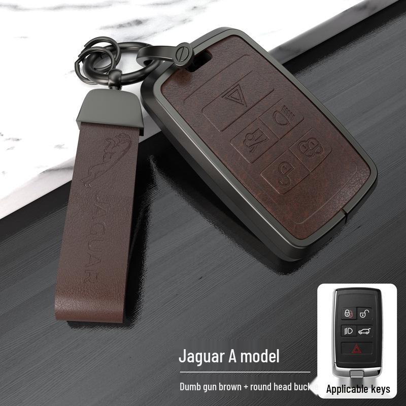 Jaguar & Range Rover Schlüsselhülle für 4/5-Tasten-Modelle: Sport, Evoque, Velar, Discovery, XJL, XFL, XE. Schutzhülle.