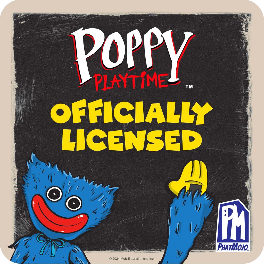 Poppy Playtime Huggy Wuggy Deluxe Action Figure with Changeable Facial Series 1 Expressions, 12-Inch Tall, [Officially Licensed]