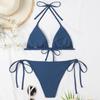 2024 Summer Women's Sexy European & American Split-Strap Bikini Swimsuit